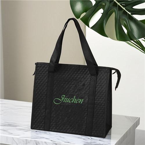 Custom non woven insulated tote cooler bag grocery shopping bags