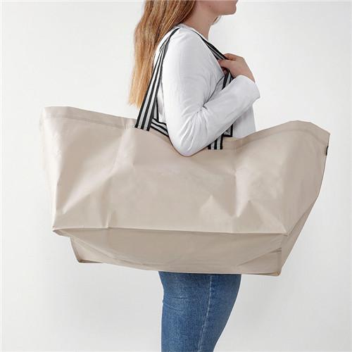 Customized laminated PP woven bag heavy duty bag with handle printing