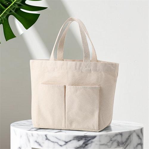 Wholesale eco-friendly recycled organic cotton canvas bag tote