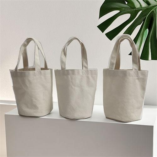 Wholesale custom printed organic canvas cotton tote bags reusable foldable for shopping