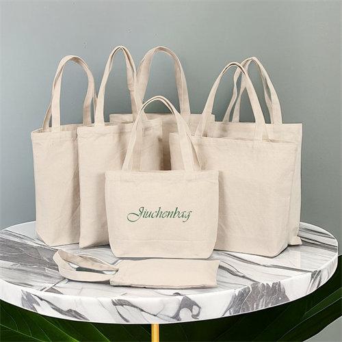 Heavy duty canvas tote bags Custom Logo Printed Organic Calico Cotton Canvas Tote Bag