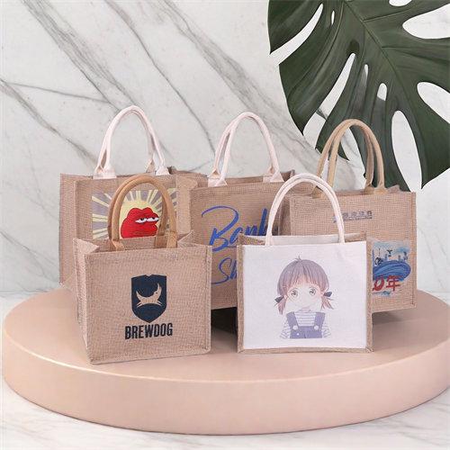 Good Selling China Factory Jute Tote Bags Hot On Amazon Custom Shopping Bags