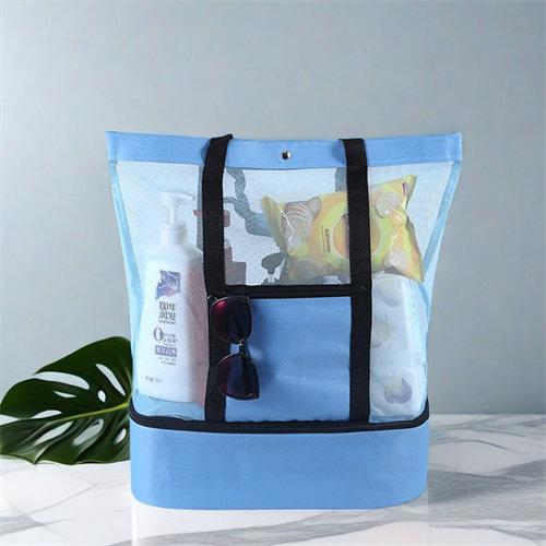 Hot sale new style large insulated lunch cooler bag mesh tote bag amazon cooler bag for beach - 副本